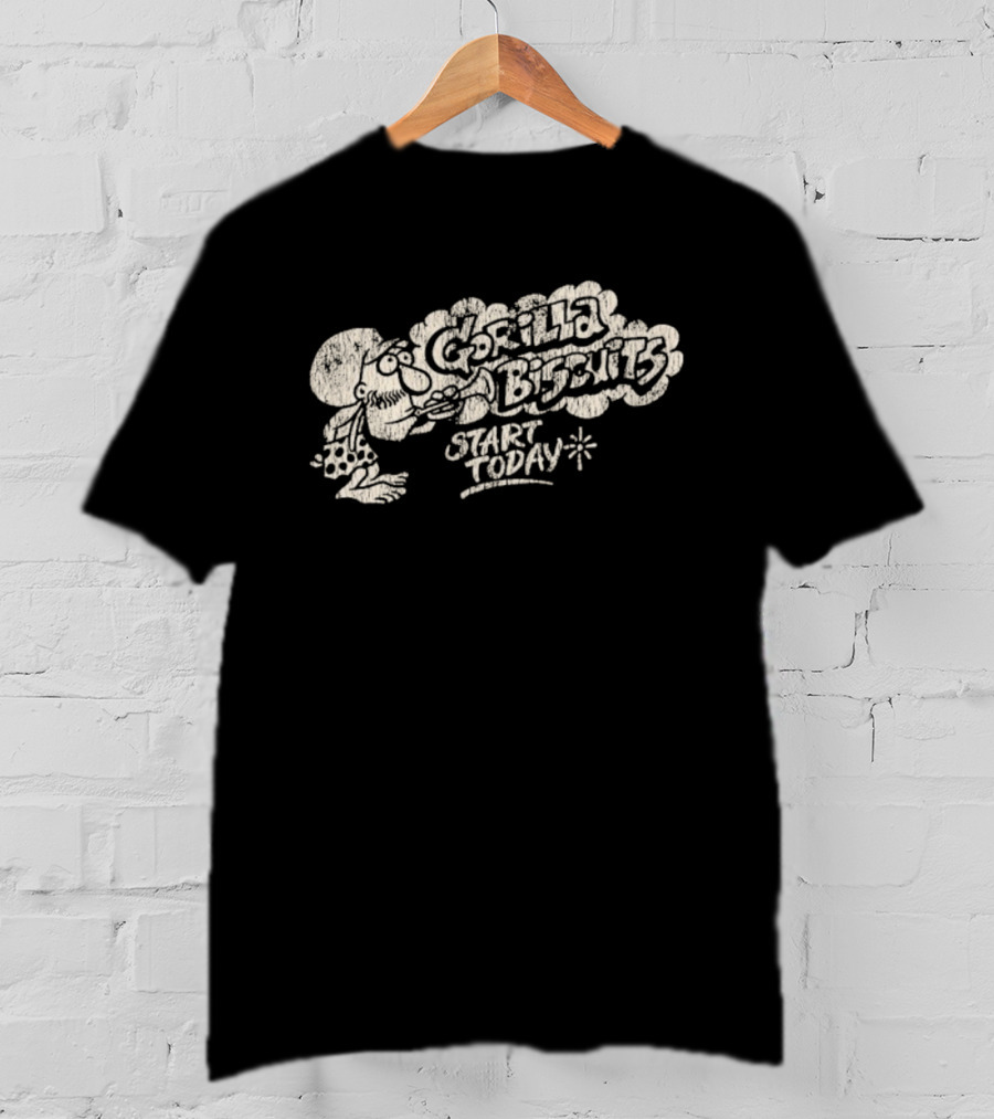Gorilla Biscuits Start Today Crucial Character Graphic GB-Q T-Shirt