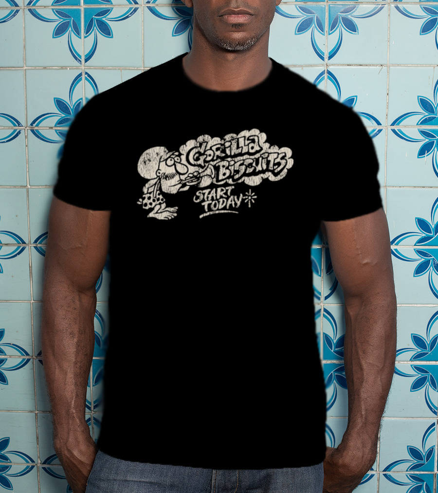 Gorilla Biscuits Start Today Crucial Character Graphic GB-Q T-Shirt