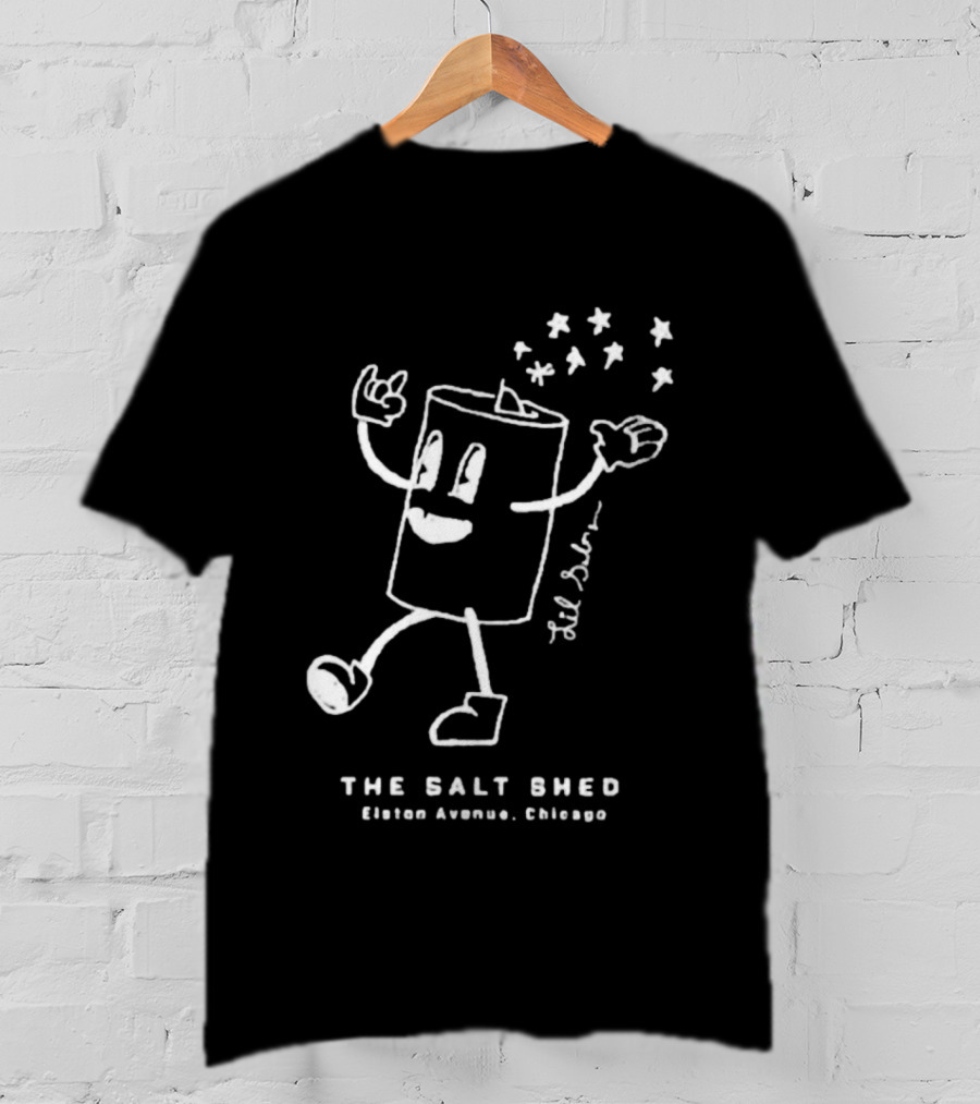 Lil’ Salty Cartoon The Salt Shed Elston Avenue Chicago T-Shirt