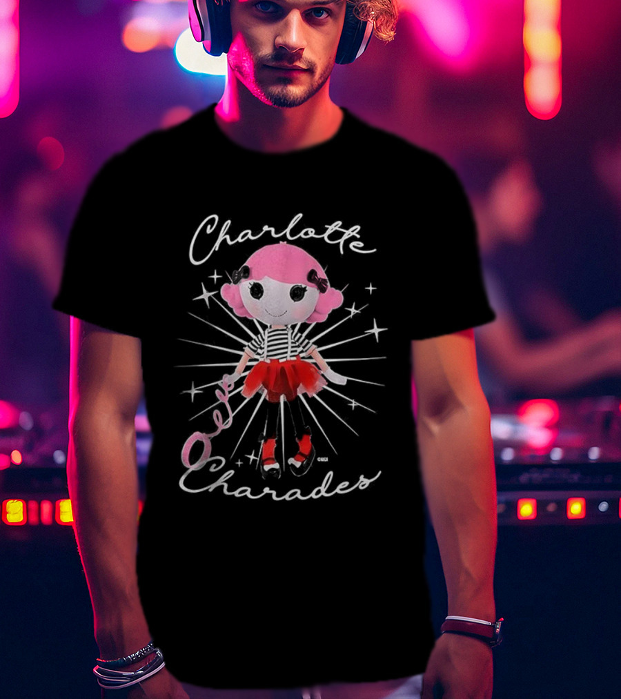 Lalaloopsy Charlotte Charades Pink Hair Red Skirt Character T-Shirt