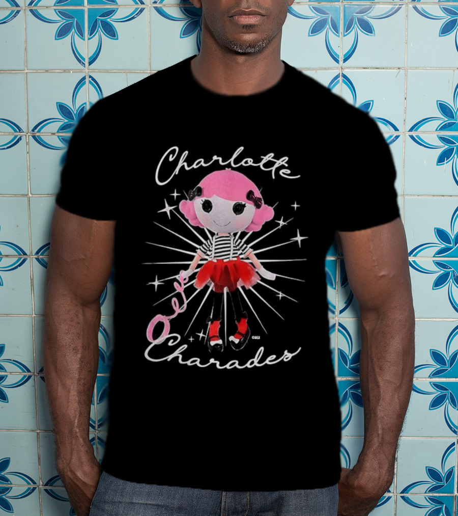 Lalaloopsy Charlotte Charades Pink Hair Red Skirt Character T-Shirt
