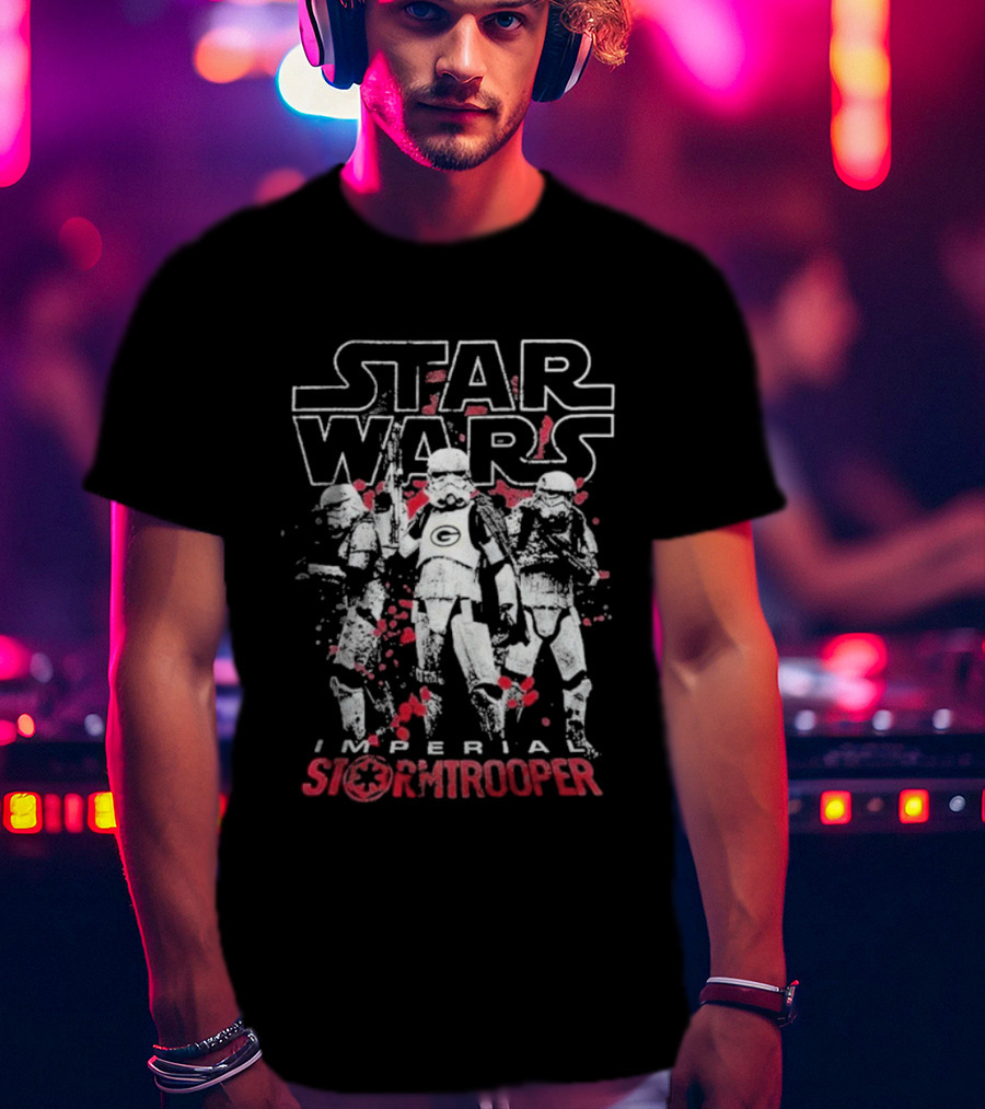 Star Wars Imperial Stormtrooper 2025 NFL Green Bay Packers T-Shirt