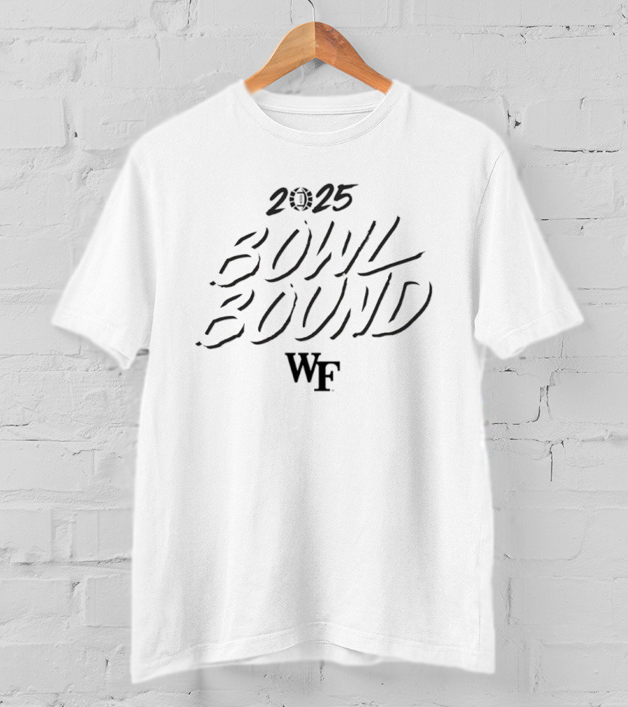 2025 Bowl Bound WF Wake Forest University T-Shirt