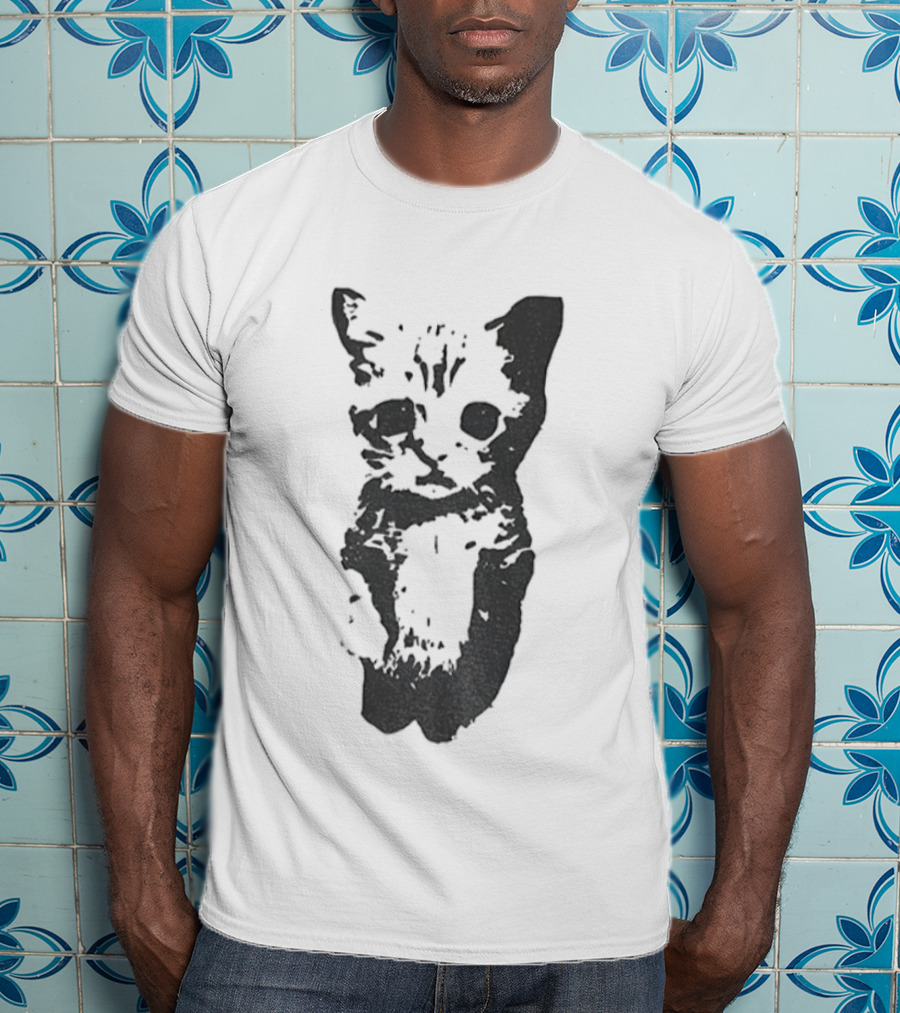 Cute Cat Funny Whimsical Feline Charm T-Shirt