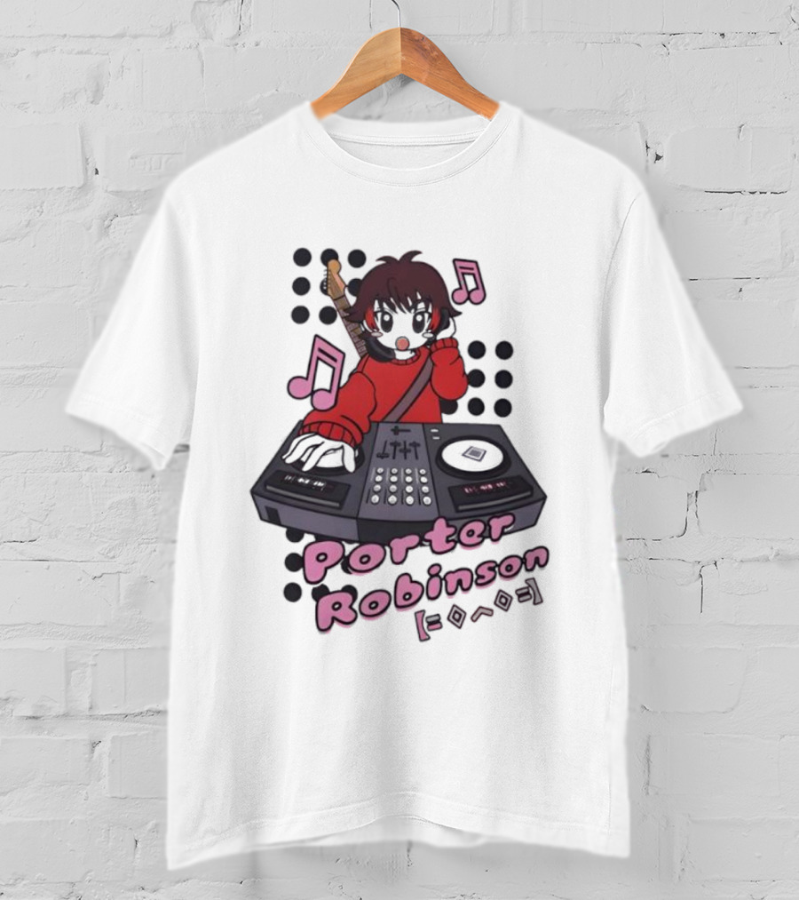 Porter Robinson DJ Anime Music Mixer T-Shirt