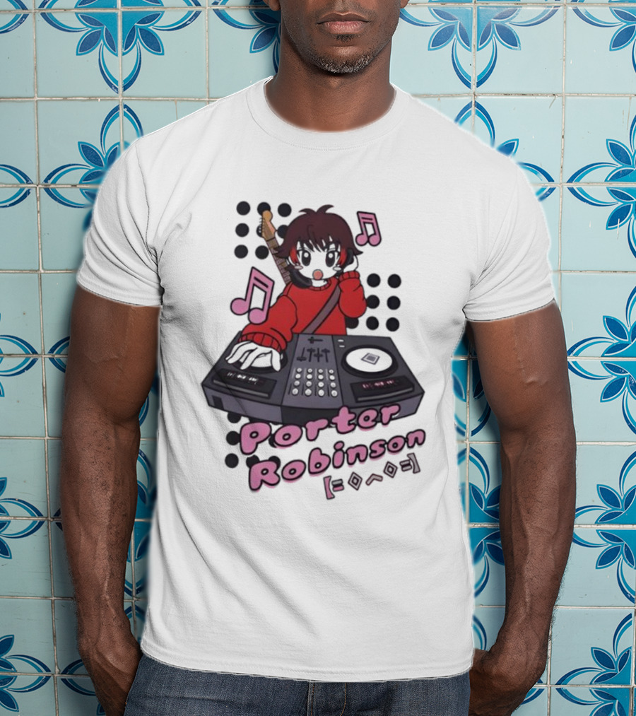 Porter Robinson DJ Anime Music Mixer T-Shirt
