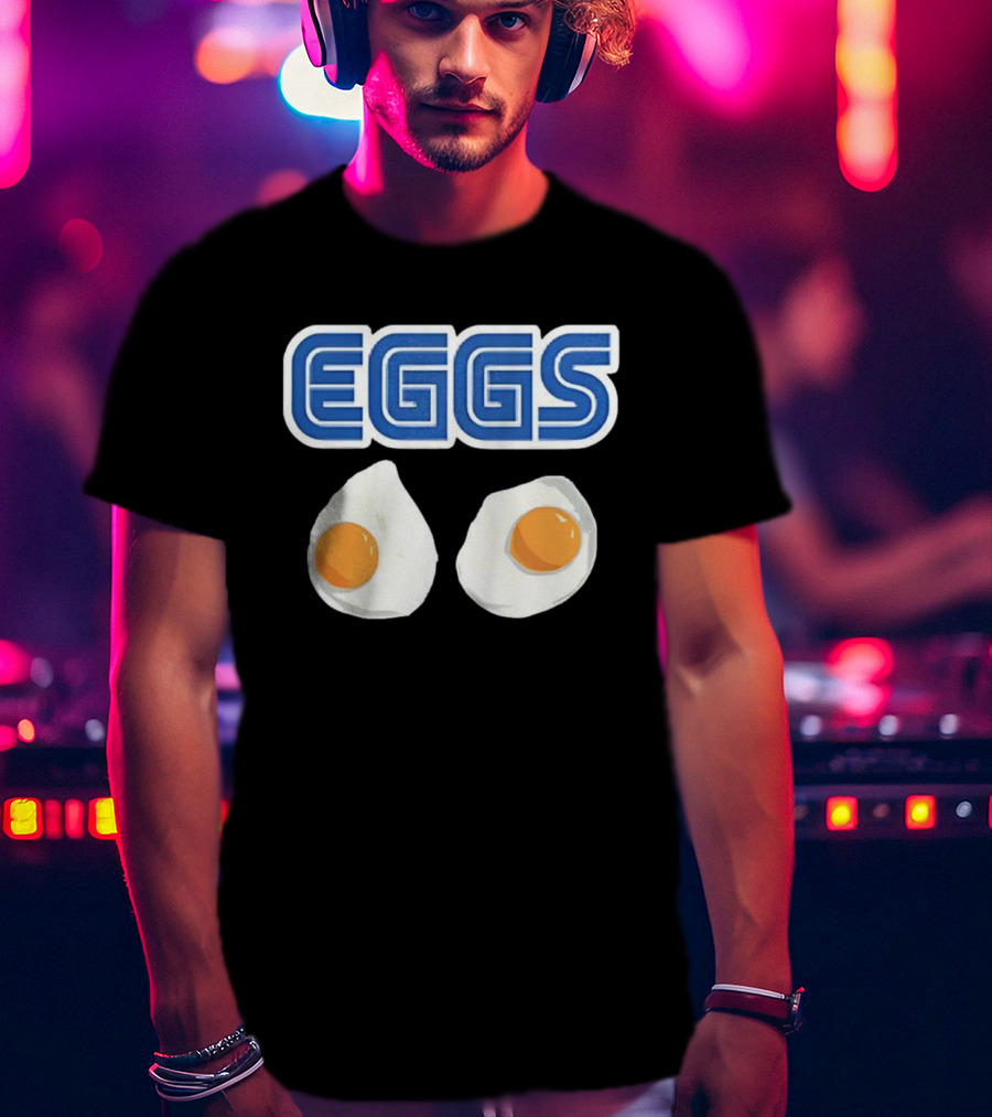EGGS Funny Two Fried Parody Tunic T-Shirt