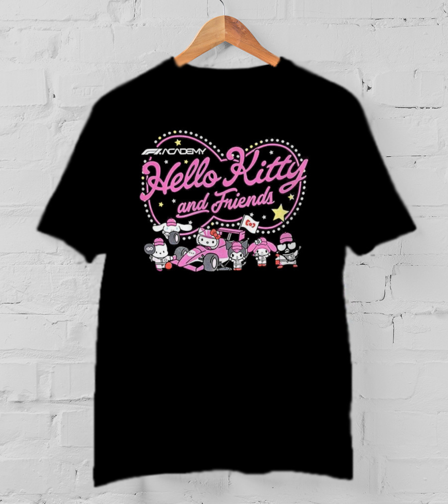 Academy Hello Kitty And Friends Racing Team With Sanrio Characters T-Shirt