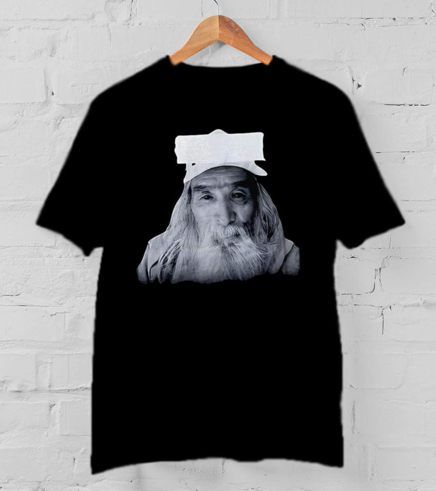 Fujimotosan Fuji Face Iconic Long White Beard And Cap T-Shirt