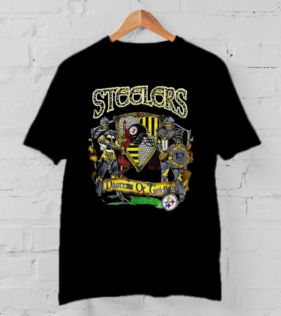 Steelers Masters Of The Gridiron Knights Emblem T-Shirt