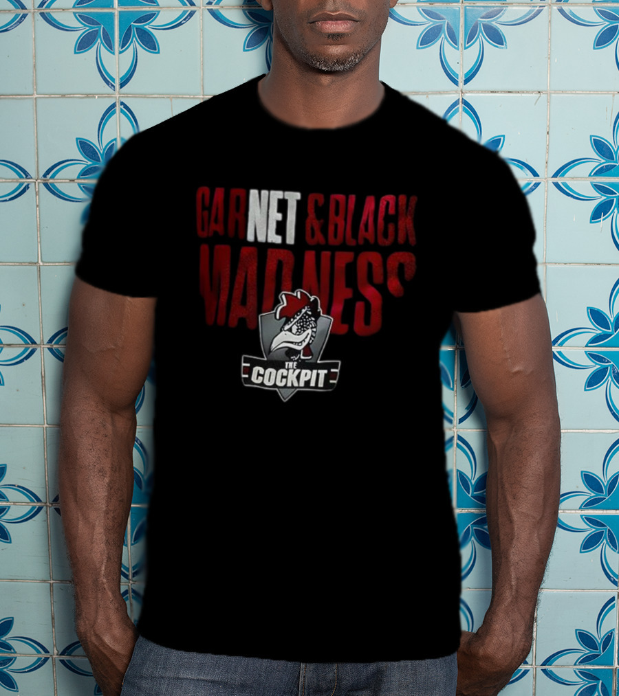 The Cockpit Garnet & Black Madness Logo T-Shirt