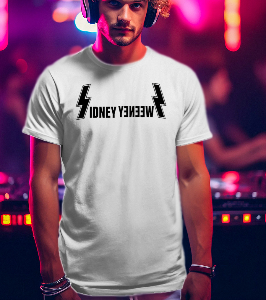 Sidney Sweeney Lightning Bolt Symbols T-Shirt