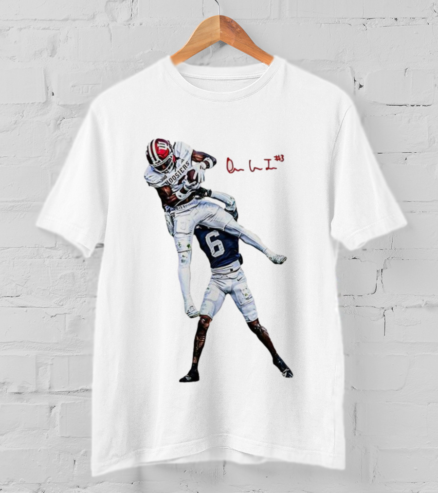 Omar Cooper Jr Indiana Hoosiers Football Catch Moment T-Shirt
