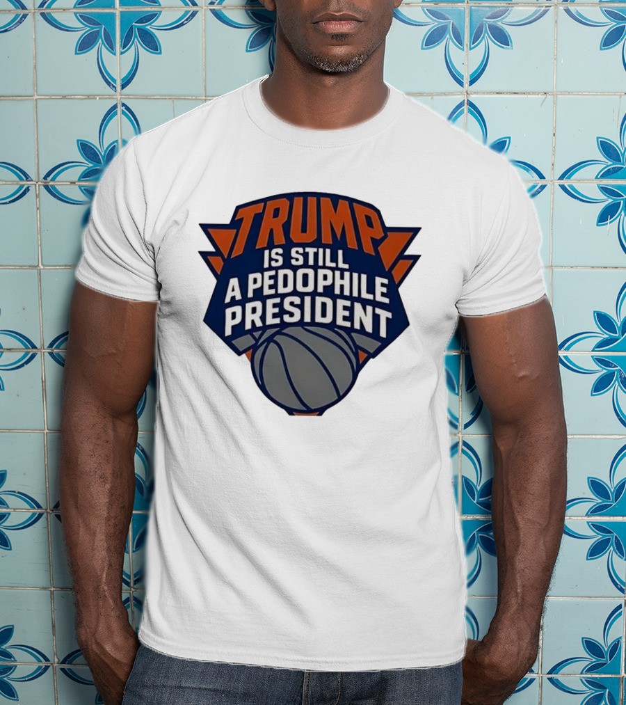 Trump Is Still A Presiden New York Knicks Logo Sarcastic T-Shirt