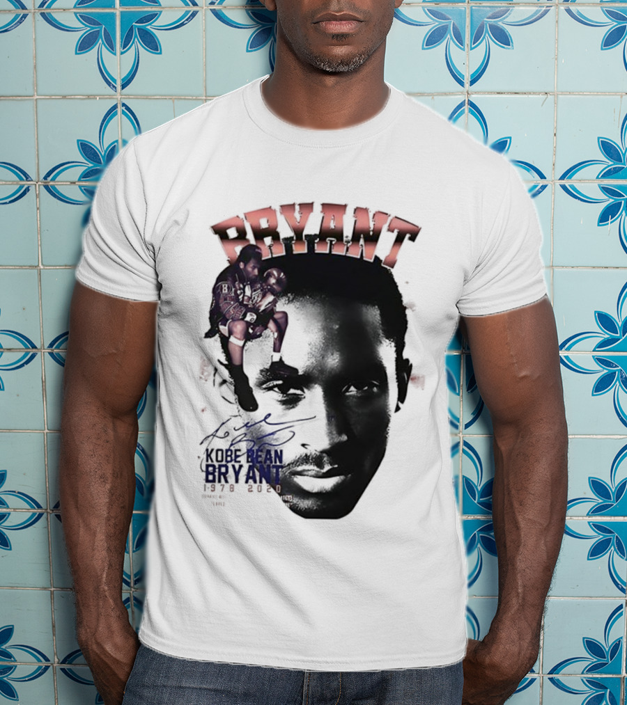 Kobe Bryant Los Angeles Lakers Basketball Vintage Tribute Bryant Signature Retro T-Shirt