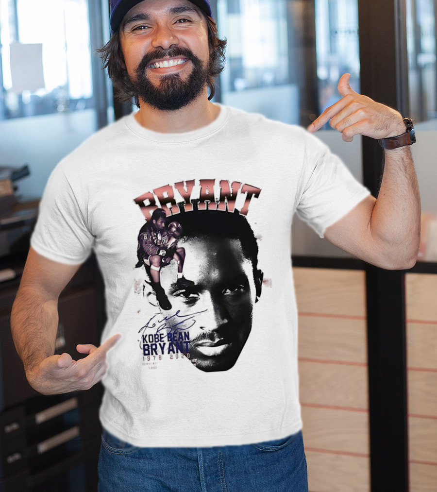 Kobe Bryant Los Angeles Lakers Basketball Vintage Tribute Bryant Signature Retro T-Shirt