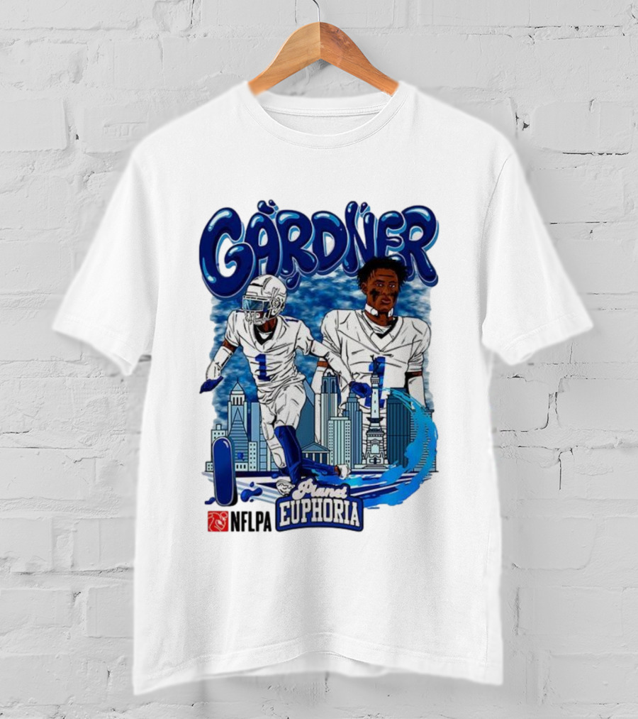 Gårdner Number 1 Primes Euphoria Football Skyline Cartoon T-Shirt