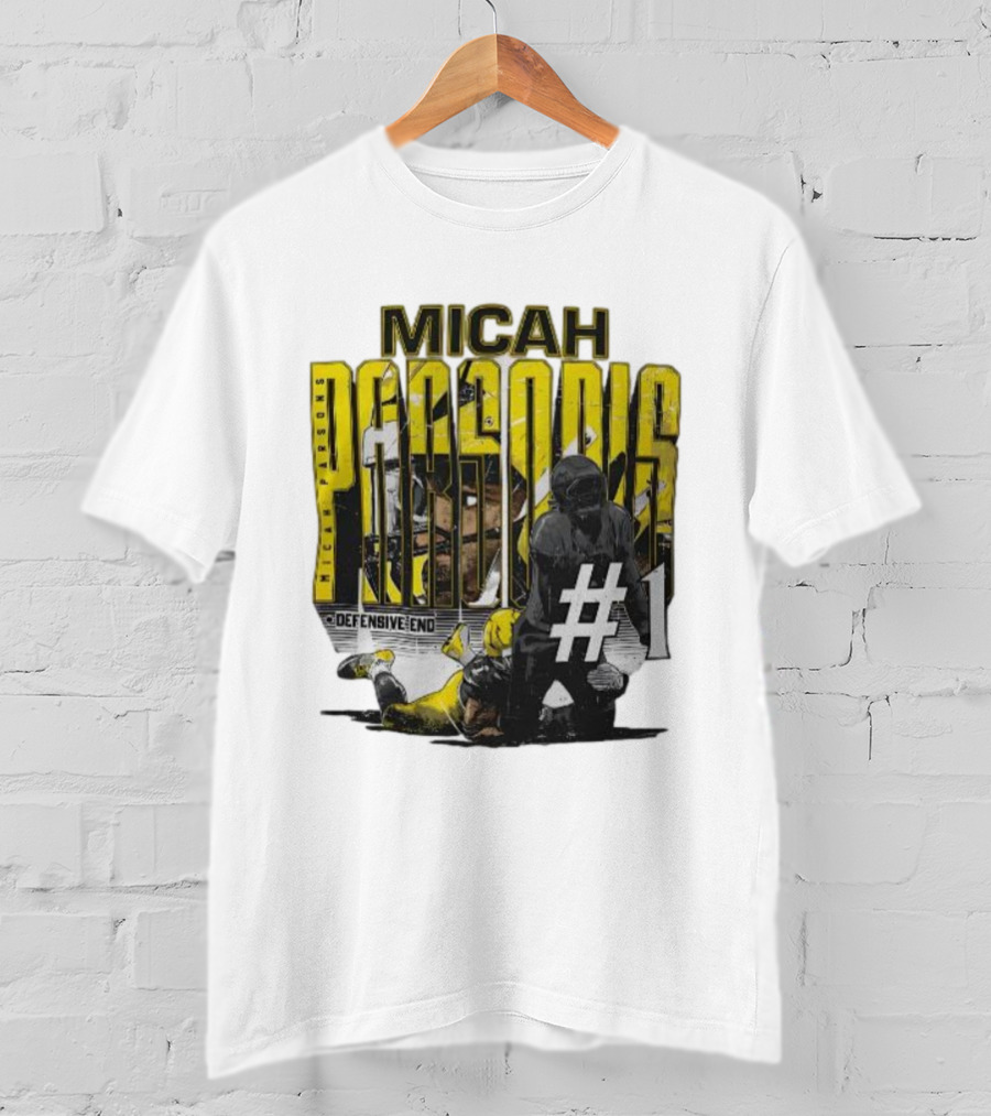 Micah Parsons Defensive End Number 1 T-Shirt