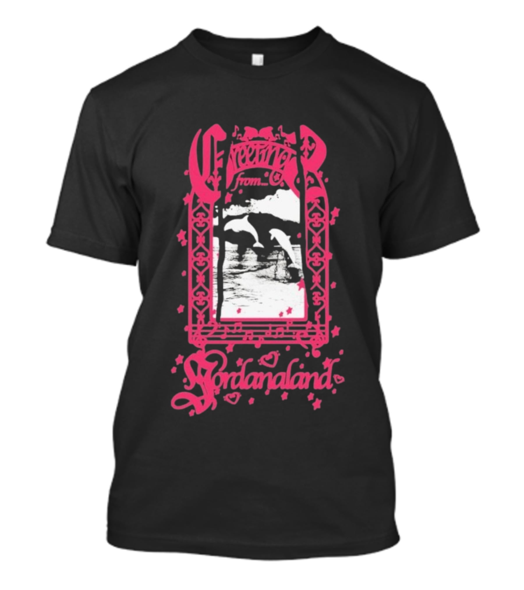 Greetings From Jordanaland Dolphins T-Shirt
