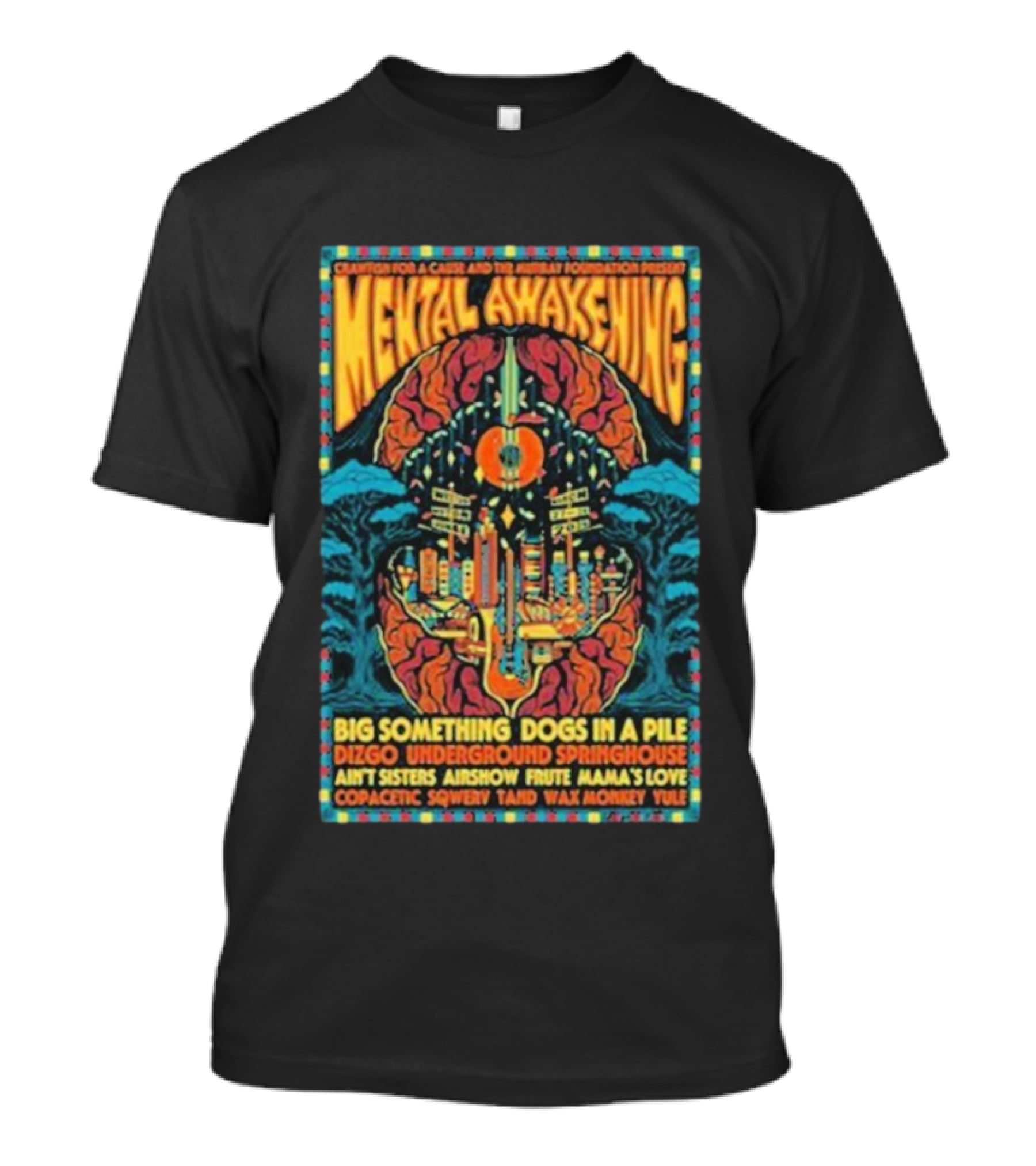 Mental Awakening Atlanta 2026 Big Something Dogs In A Pile March 27-28 Festival T-Shirt