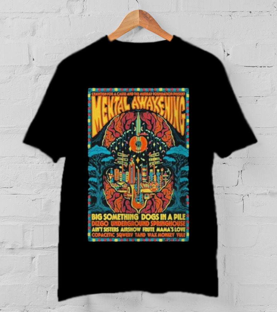 Mental Awakening Atlanta 2026 Big Something Dogs In A Pile March 27-28 Festival T-Shirt