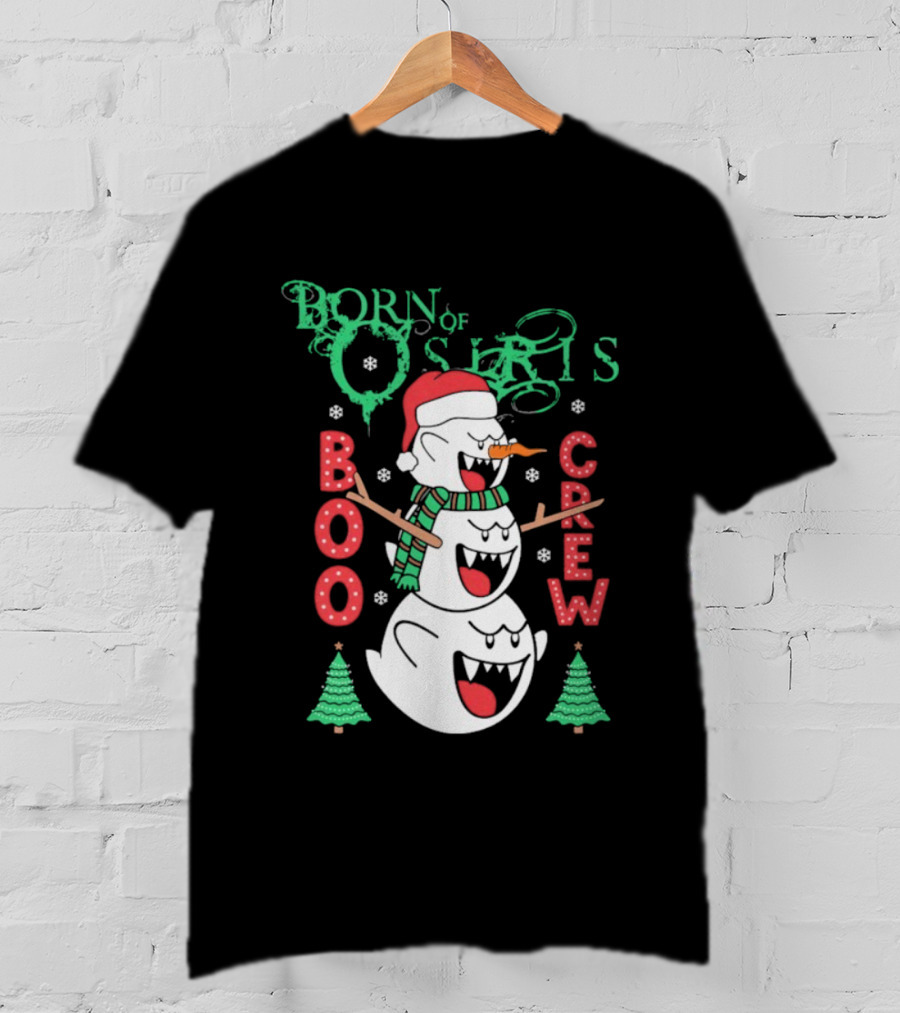 Born Of Osiris Boo Crew Christmas Snowman T-Shirt