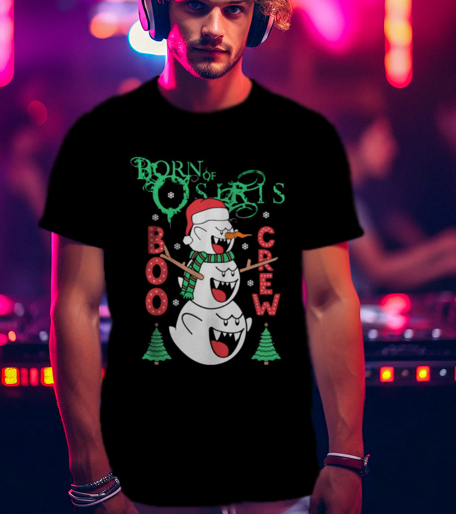 Born Of Osiris Boo Crew Christmas Snowman T-Shirt
