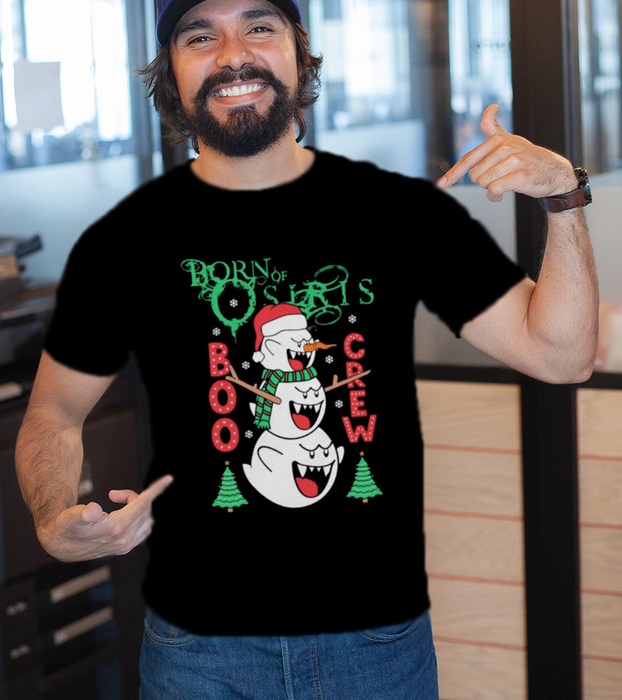Born Of Osiris Boo Crew Christmas Snowman T-Shirt