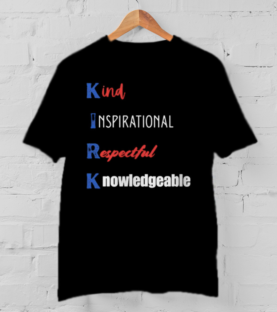 Kind Inspirational Respectful Knowledgeable Charlie Kirk T-Shirt