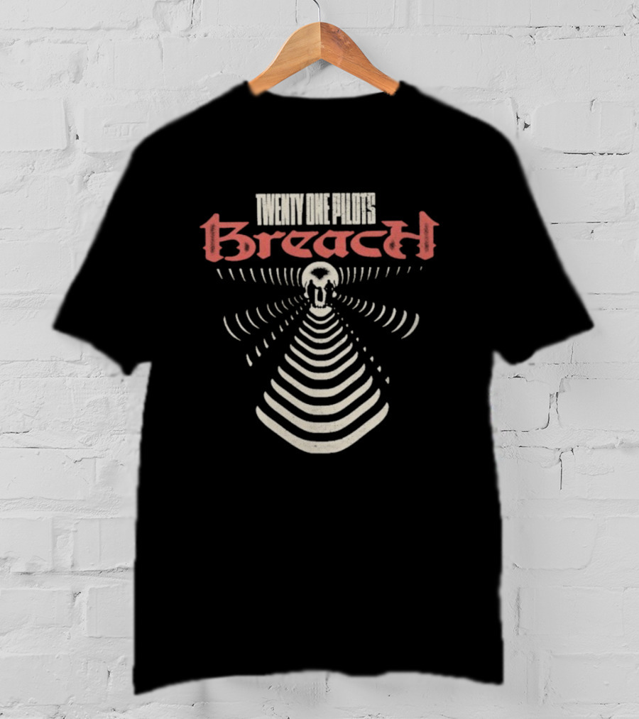 Twenty One Pilots Breach Radiate Concentric Waves Retro Style T-Shirt