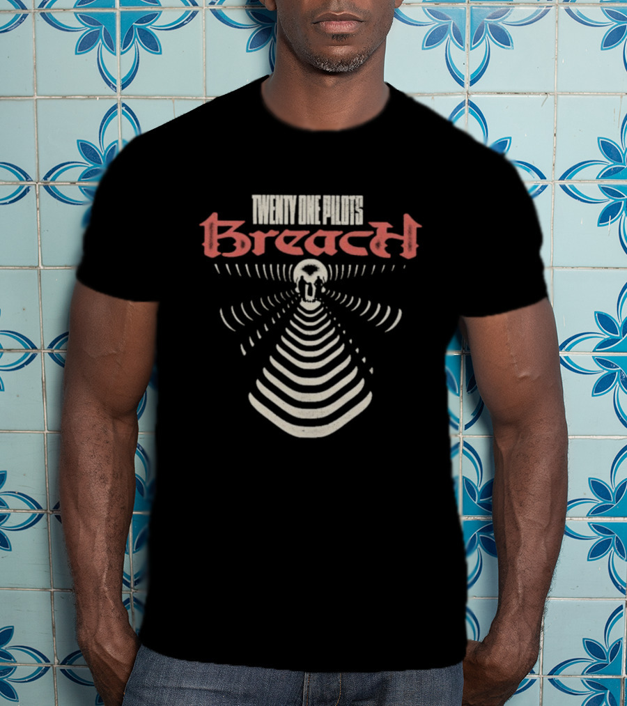 Twenty One Pilots Breach Radiate Concentric Waves Retro Style T-Shirt