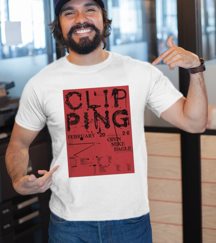 Clipping Open Mike Eagle February 2026 Tour USA With Special Guest T-Shirt