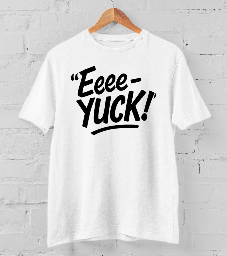 Eeee-Yuck Phrase Vintage Comic Style T-Shirt