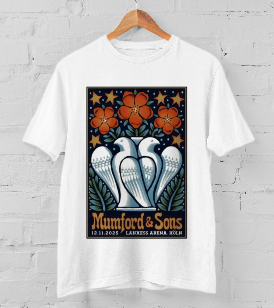 Mumford And Sons Cologne Lanxess Arena November 12 2025 Event Art T-Shirt