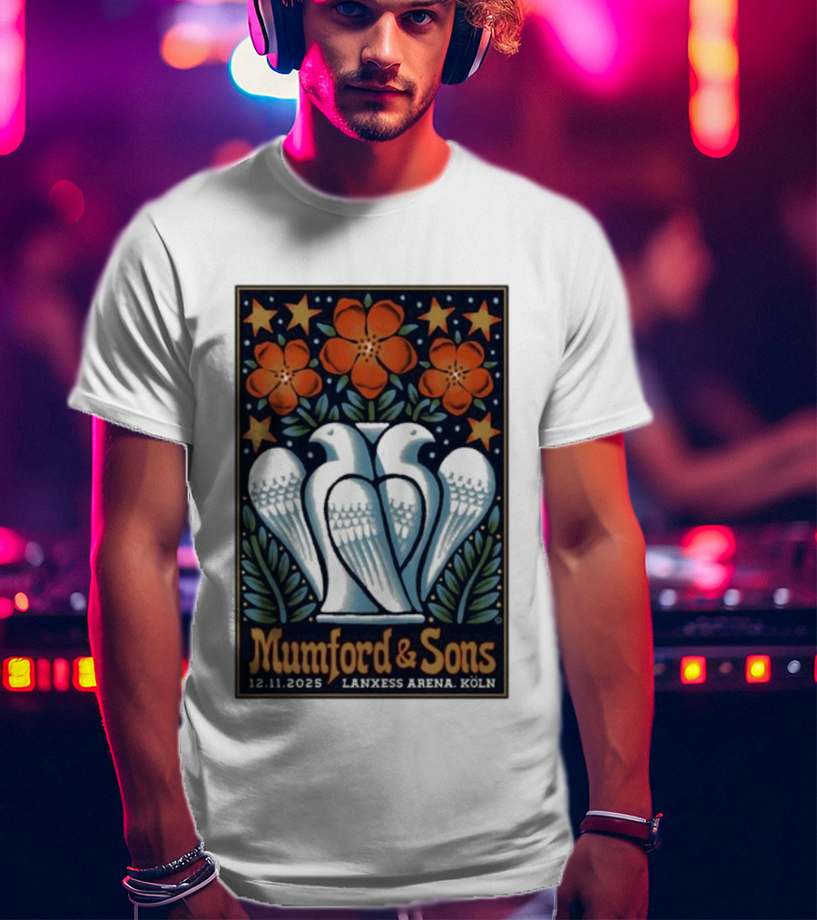 Mumford And Sons Cologne Lanxess Arena November 12 2025 Event Art T-Shirt