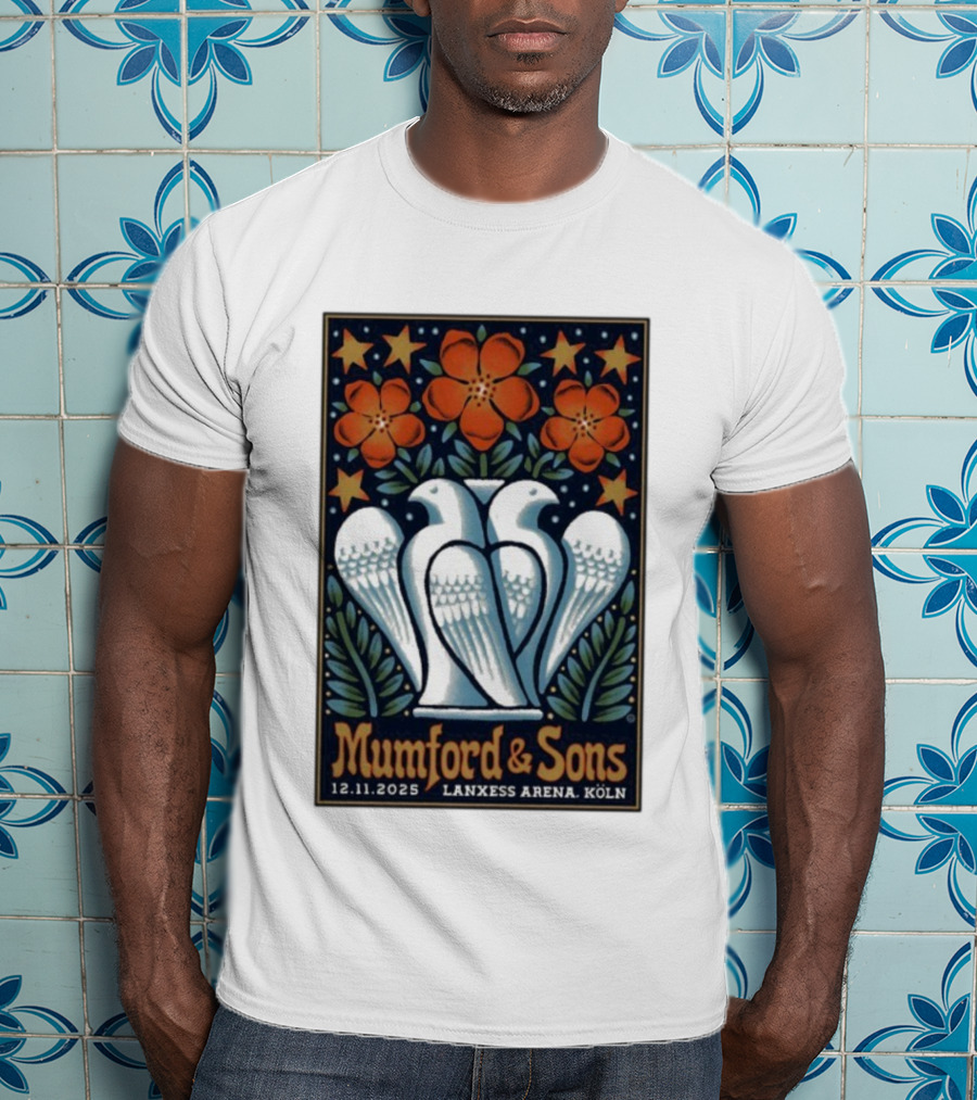 Mumford And Sons Cologne Lanxess Arena November 12 2025 Event Art T-Shirt