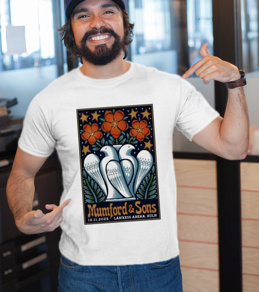 Mumford And Sons Cologne Lanxess Arena November 12 2025 Event Art T-Shirt