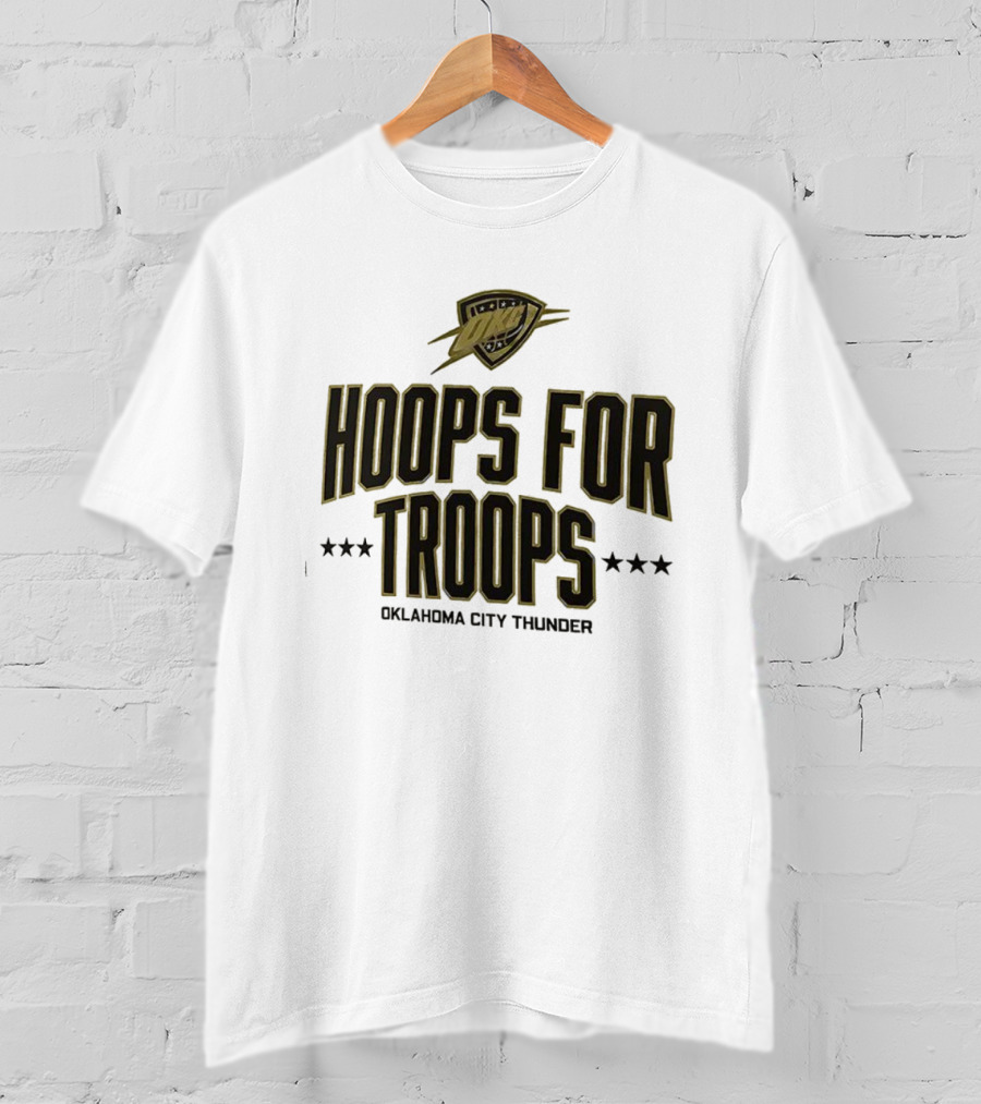 Hoops For Troops Oklahoma City Thunder T-Shirt