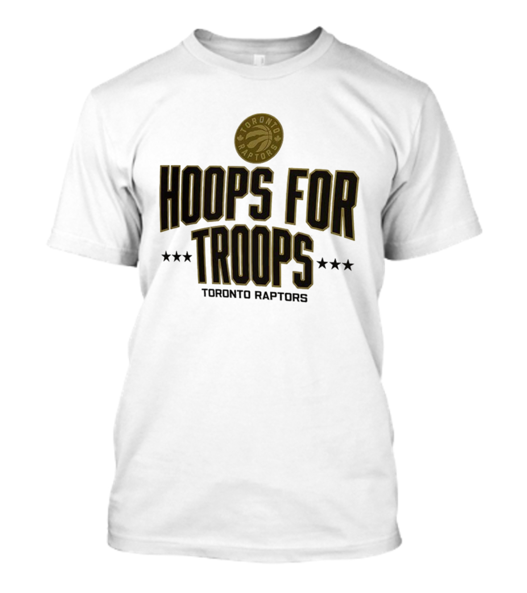 Toronto Raptors Hoops For Troops Tribute Initiative T-Shirt
