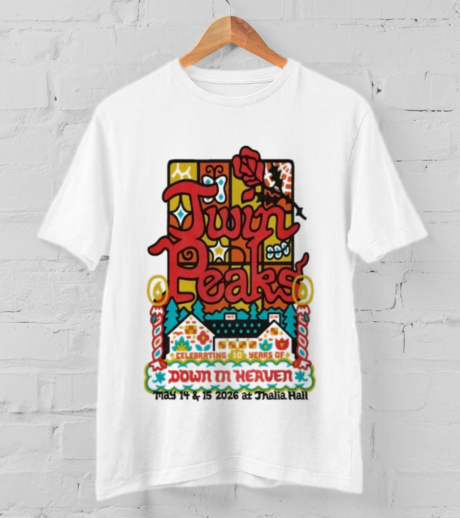 Twin Peaks 2026 Concert May 14-15 Thalia Hall Event Retro Style T-Shirt