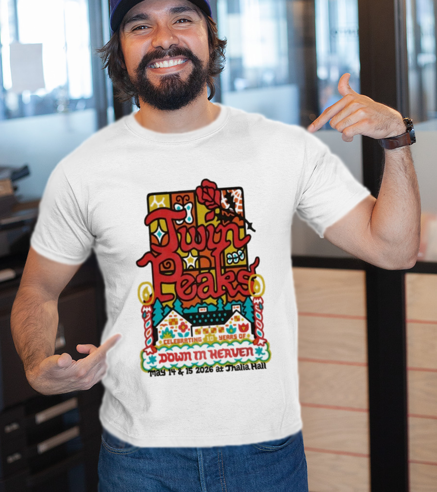 Twin Peaks 2026 Concert May 14-15 Thalia Hall Event Retro Style T-Shirt