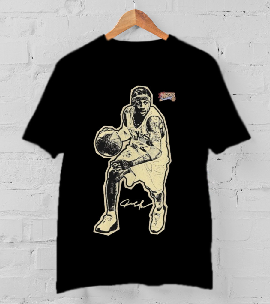 Allen Iverson 76ers Basketball Icon Philadelphia Legend T-Shirt