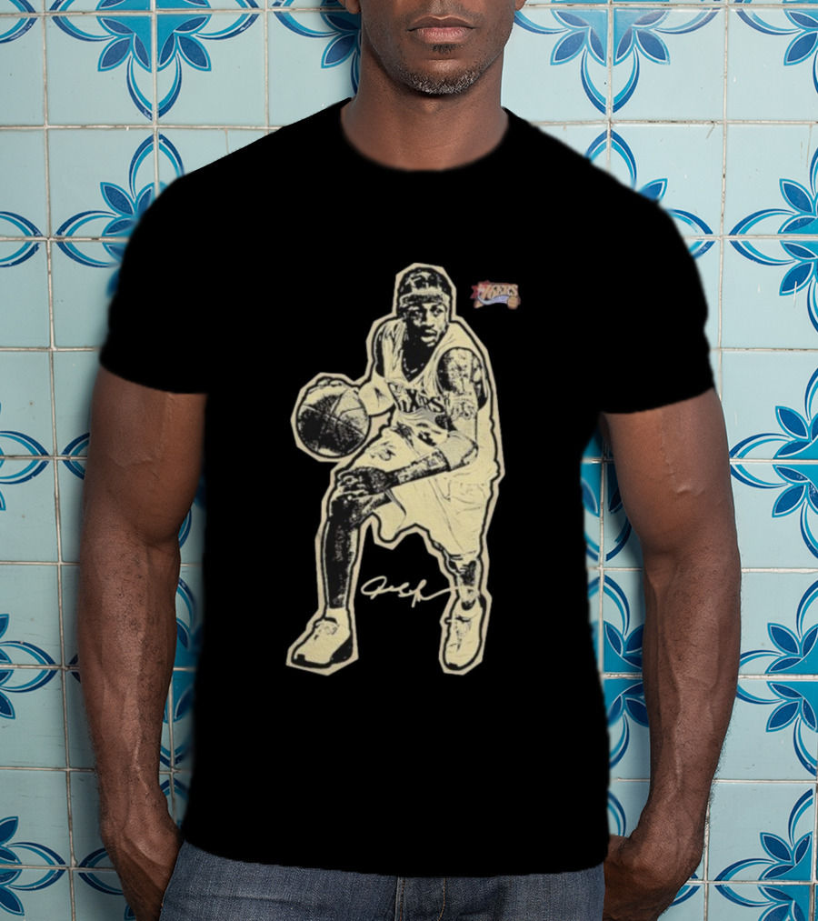 Allen Iverson 76ers Basketball Icon Philadelphia Legend T-Shirt