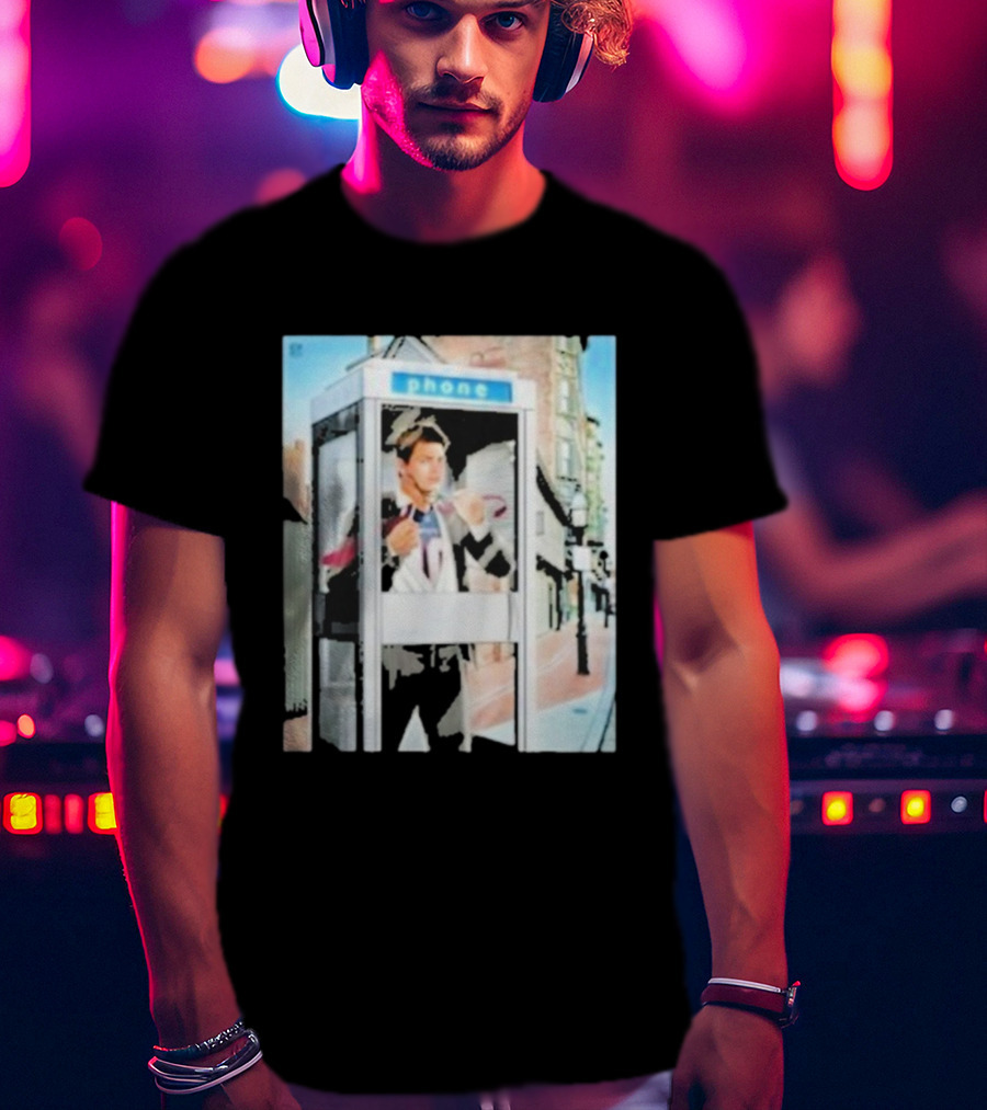 Drake Maye New England Patriots Phone Booth T-Shirt