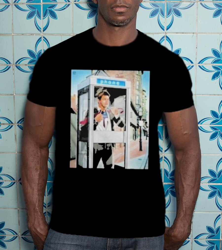 Drake Maye New England Patriots Phone Booth T-Shirt