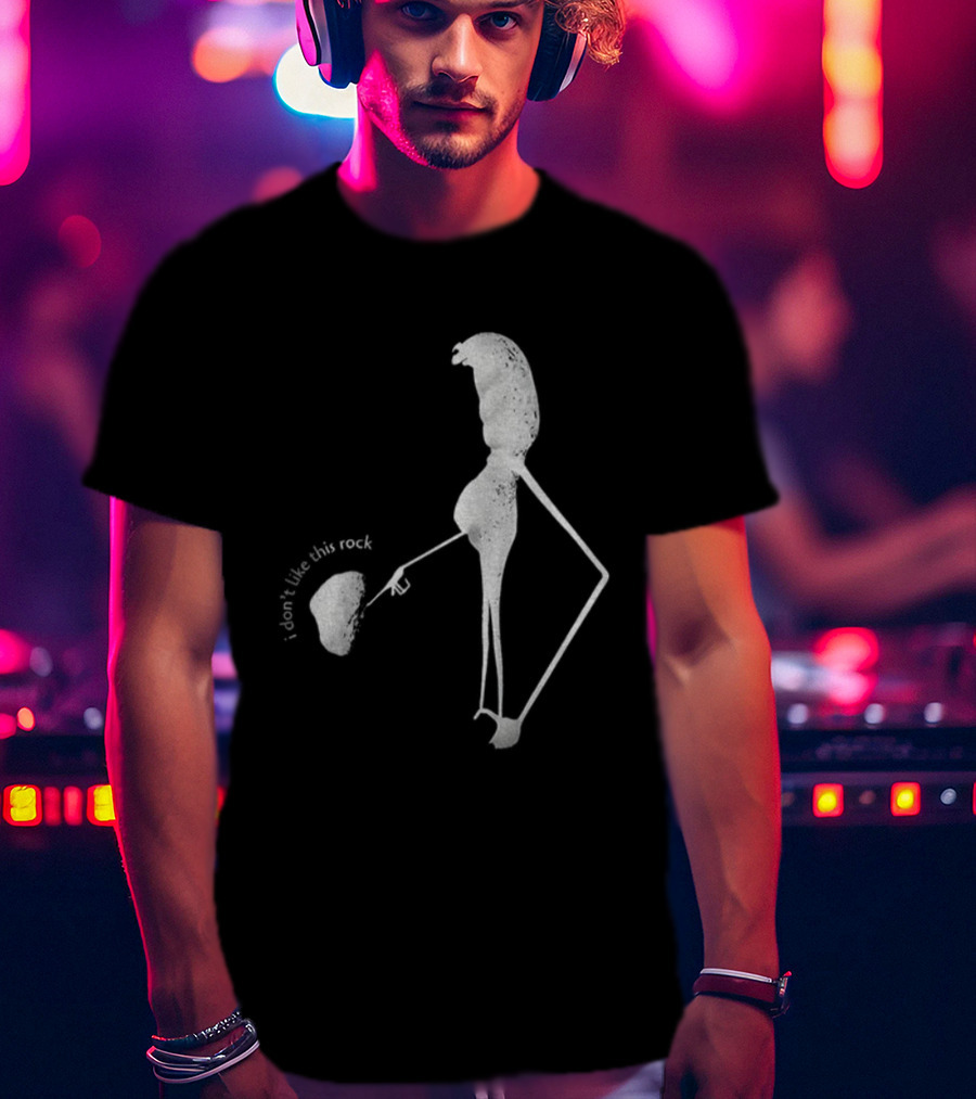 I Don’t Like This Rock Marcus Meme Stick Figure Pointing Gesture T-Shirt