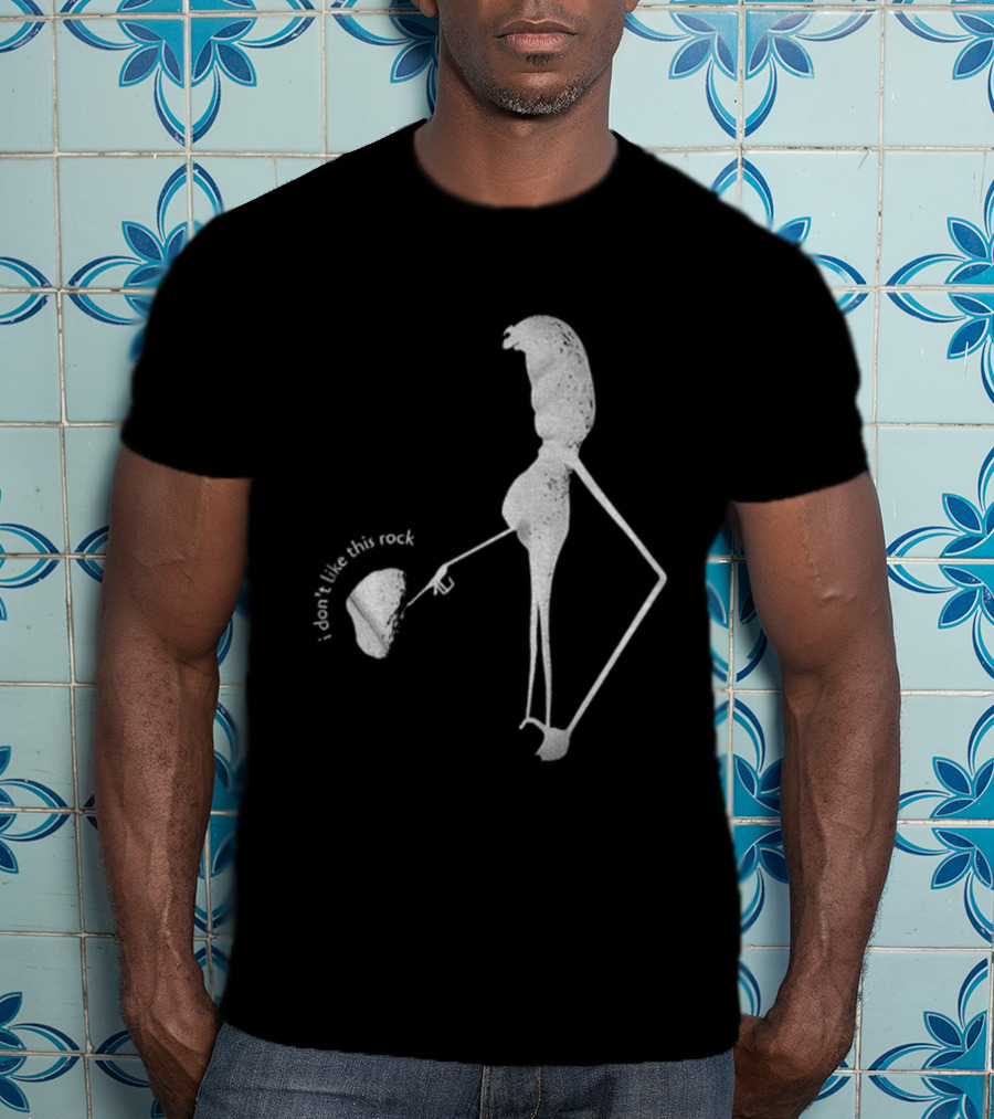 I Don’t Like This Rock Marcus Meme Stick Figure Pointing Gesture T-Shirt