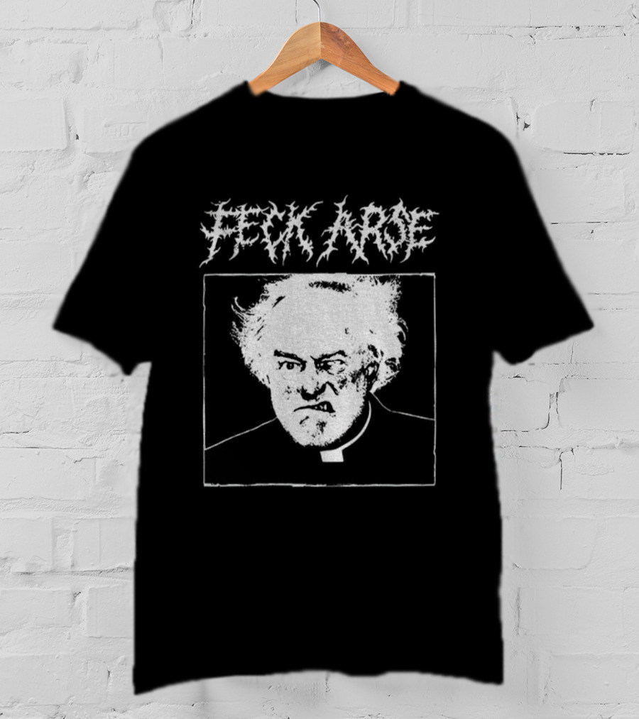 Feck Arse Punk Metal Father Jack Grunge Style T-Shirt