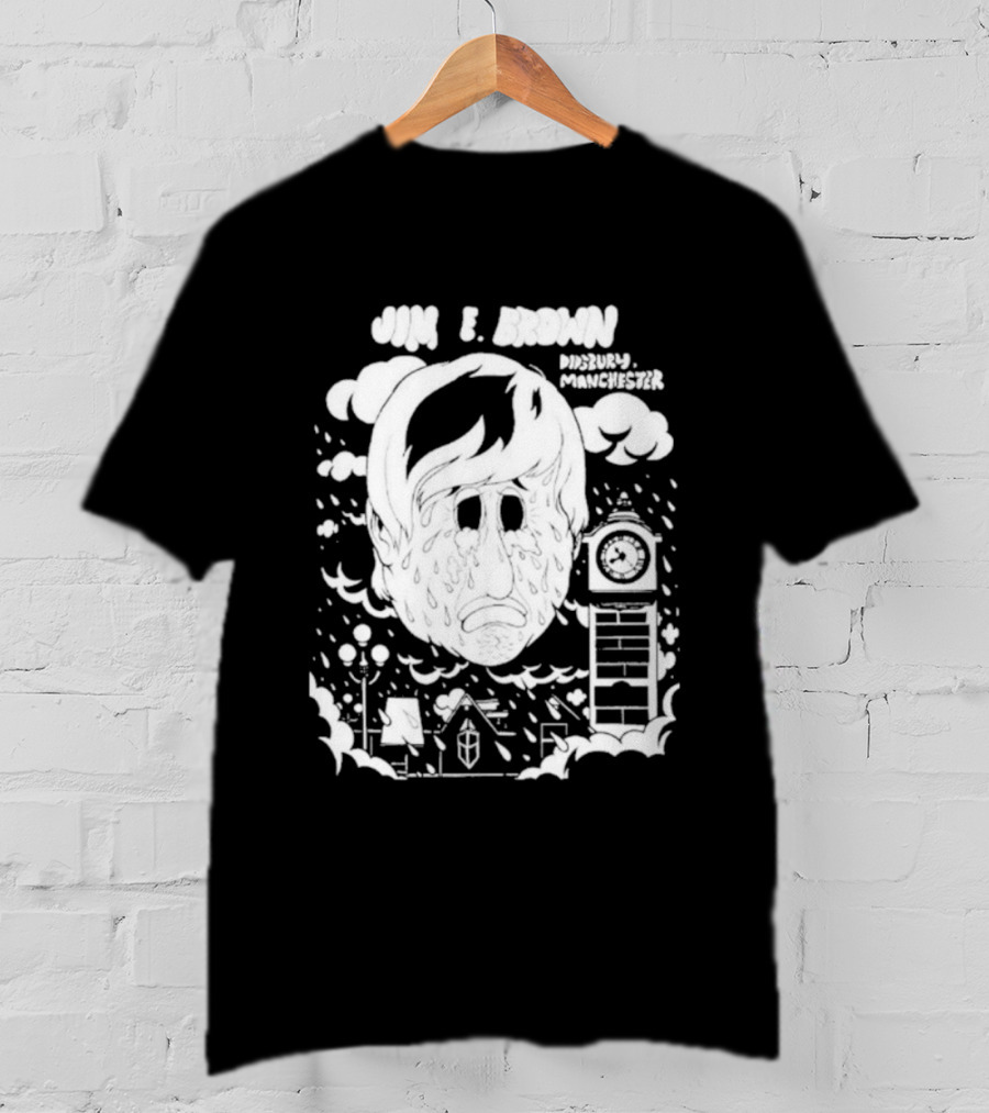 Jim E. Brown Didsbury Manchester Tower Dripping Portrait T-Shirt