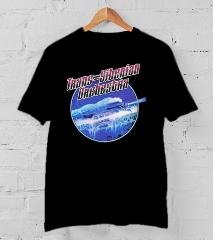 Trans-Siberian Orchestra Winter Train Scene Circle T-Shirt